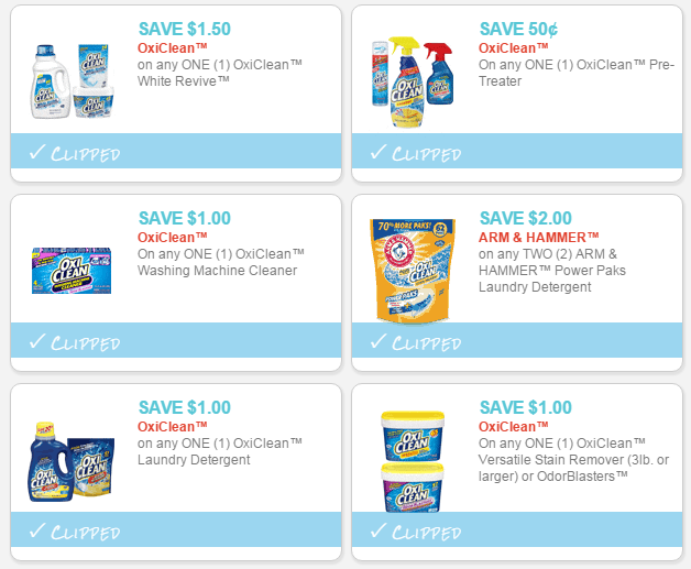 oxiclean coupons