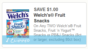 welchs fruit snack coupon