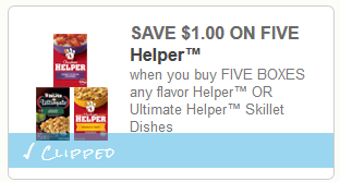 hamburger helper coupon