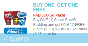 snack pack pudding coupon