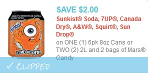 soda and candy coupon