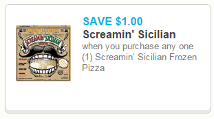 screamin sicilian pizza coupon