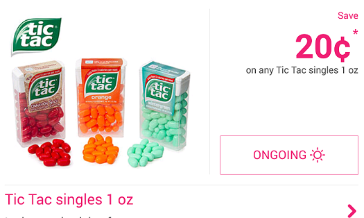 tic tac offer