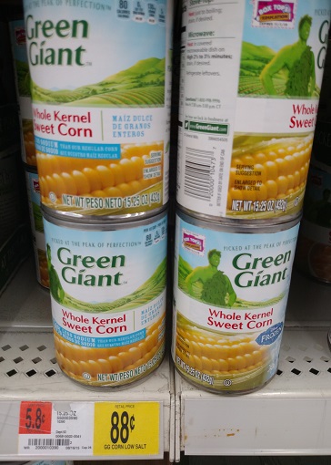 Green Giant Veggies Walmart