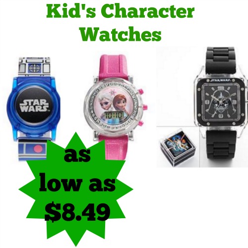 Kids Character Watches 8.49  iheartthemart.com