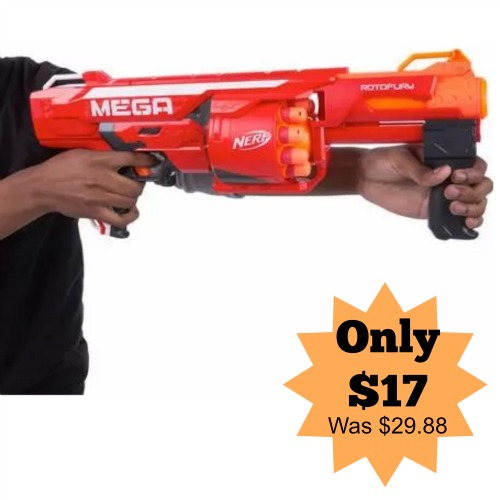 Nerf N-Strike Mega Series RotoFury Blaster iheartthemart.com