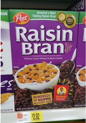 Post Raisin Bran Walmart