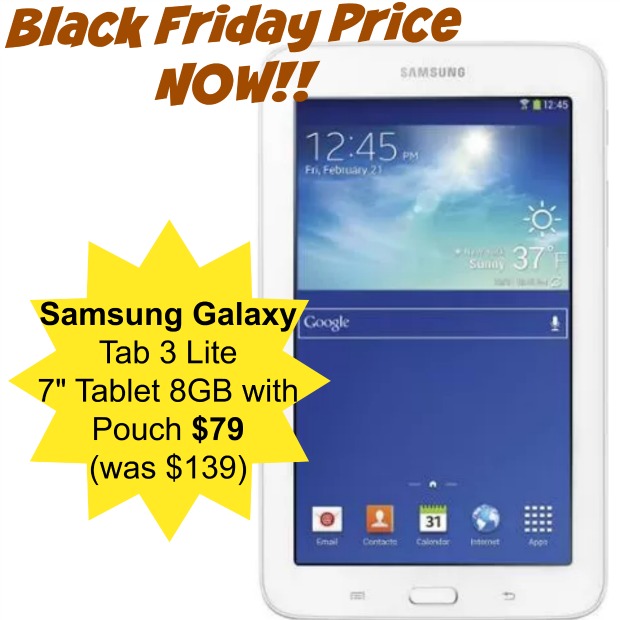 Samsung Galaxy tab $79 iheartthemart.com