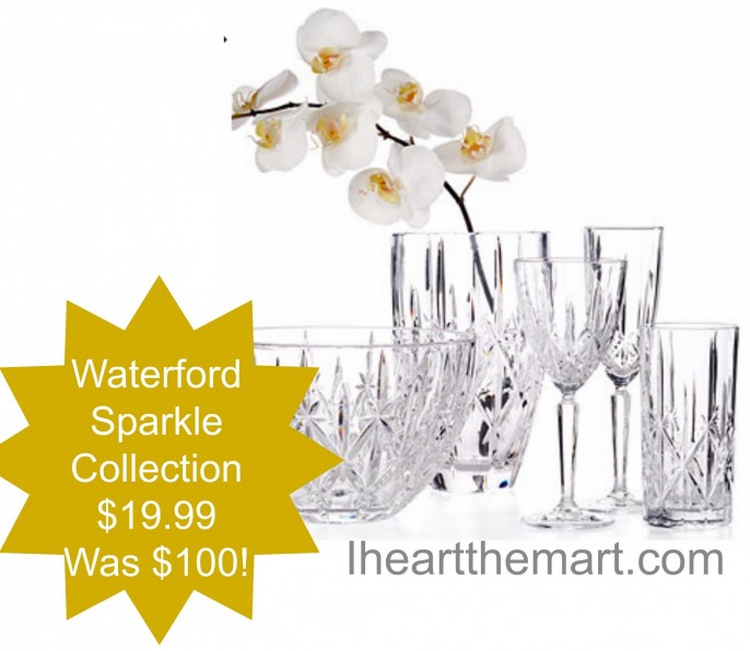 Waterford Sparkle Glassware I Heart the mart