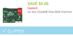 glade warmer coupon