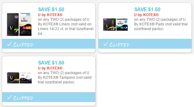 kotex coupon