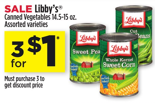 libbys dollar general deal price match walmart