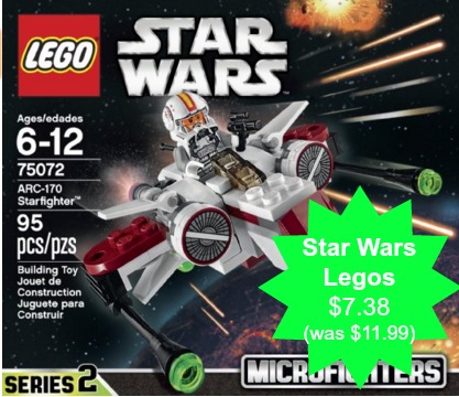 star wars legos $7.38 Iheartthemart.com