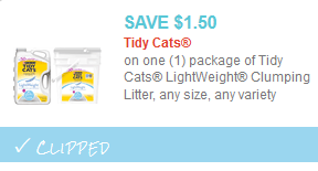 tidy cats litter coupon