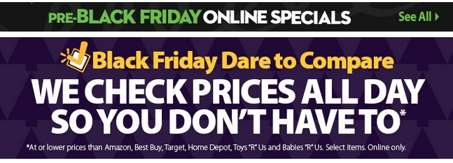 walmart dare to compare deals