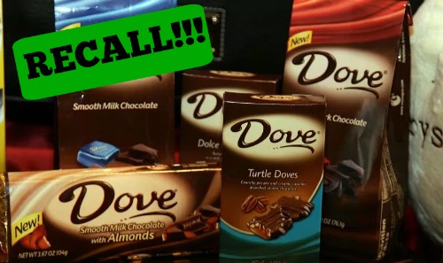 Dove CHOCOLATE recall Iheartthemart.com