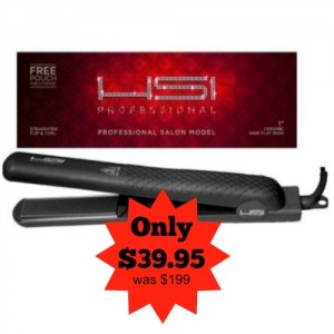 HSI The Styler Ceramic Tourmaline Ionic Flat Iron Hair Straightener, 1 inch iheartthemart.com