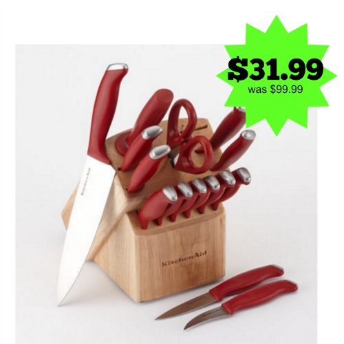 KitchenAid Cook's Series 16-pc. Cutlery Set