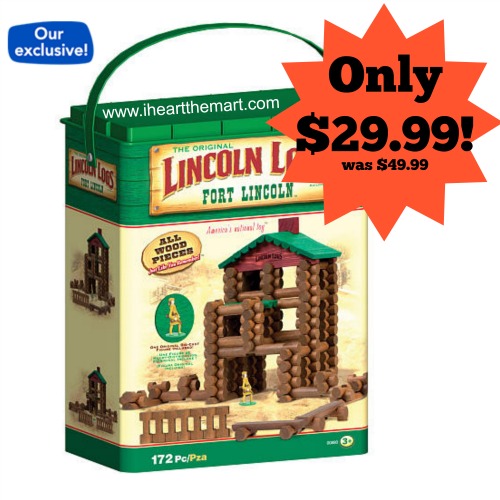 Lincoln Logs Fort Building Set Iheartthemart.com