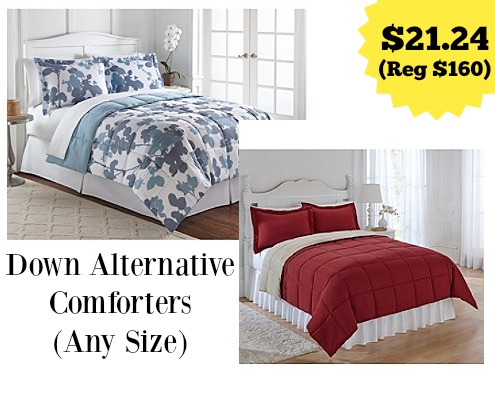 down alternative comforters