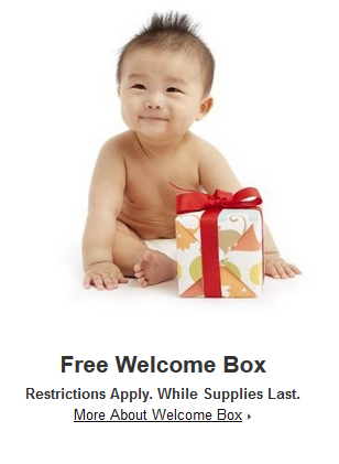 free amazon baby box