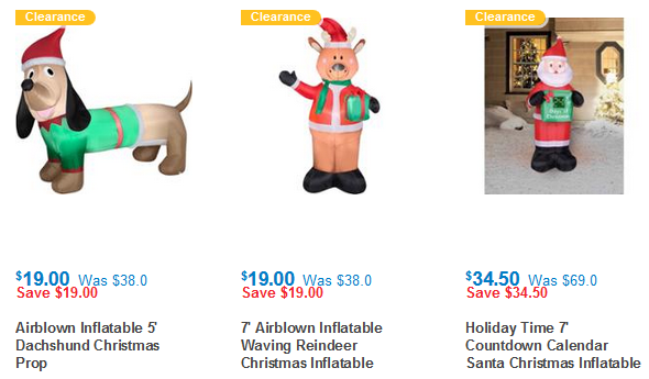 holiday inflatables