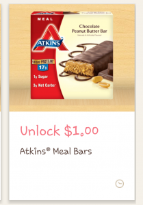 Atkins meals ibotta