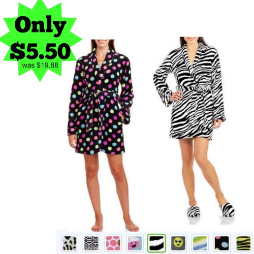 Body Candy Juniors Slipper and Robe Sleepwear Gift Set