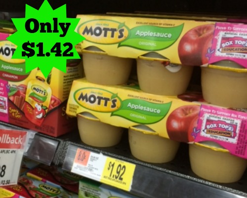 Motts applesauce walmart