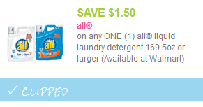 all detergent coupon