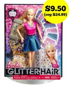 barbie glitter doll