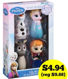 disney frozen body wash set