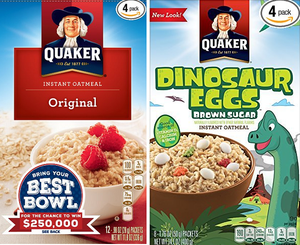 quaker cereal deal