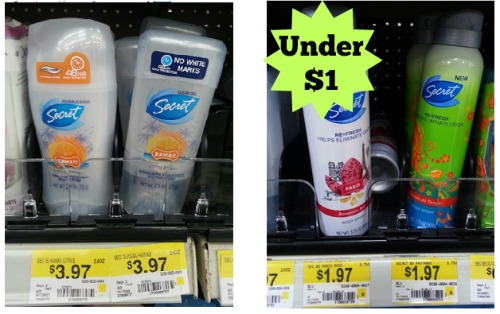 secret deodorant walmart