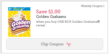 Golden grahams cereal