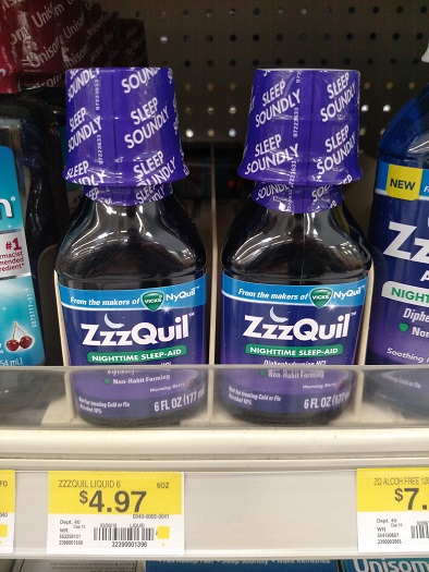 ZzzQuil at Walmart