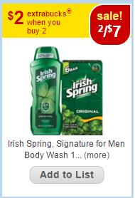 irish spring cvs