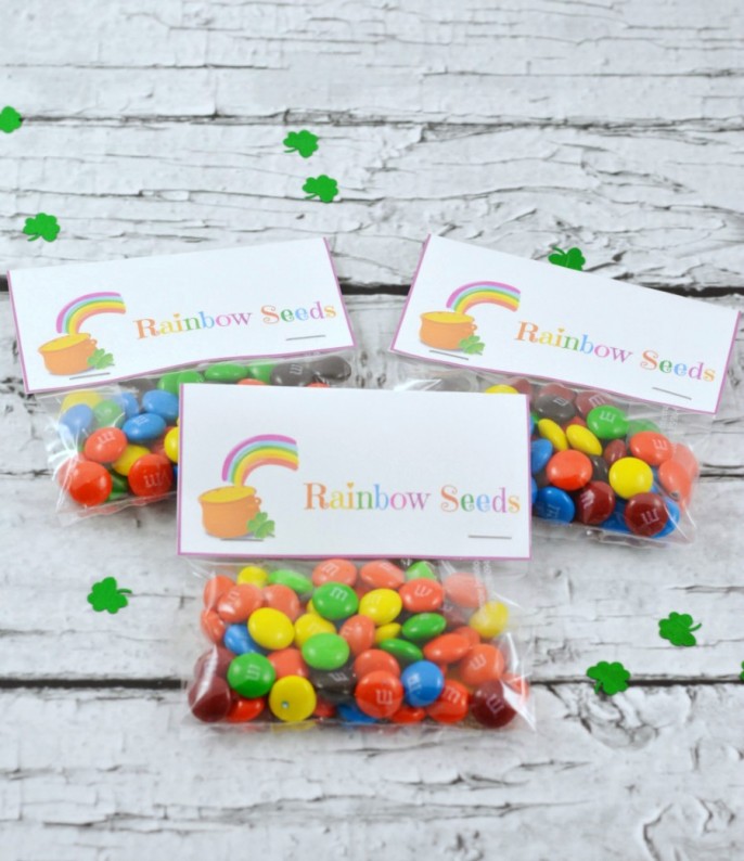 rainbow seeds candy bags