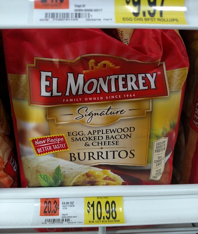 El Monterey Breakfast Burritos 12ct