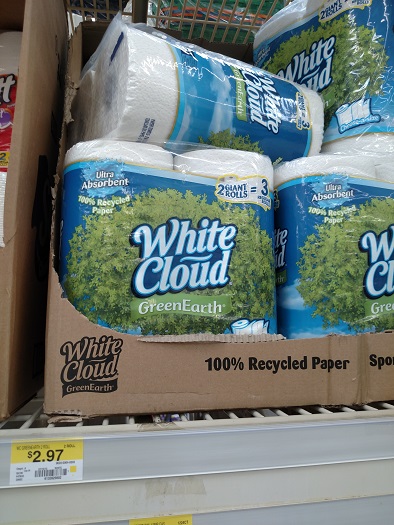 White Cloud Paper Towels 2 Giant Rolls