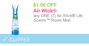 airwick life scents mist coupon