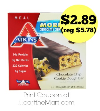 atkins bar deal