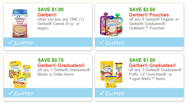 gerber coupons