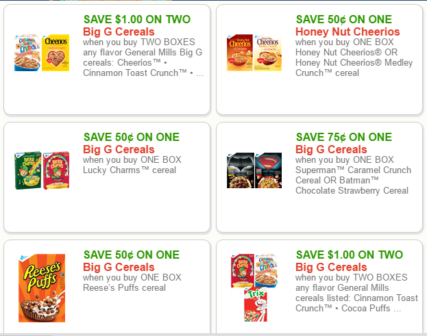 gm cereal coupon