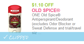 Old Spice Deo coupon