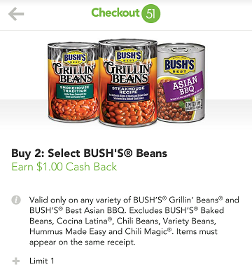 bush bean checkout51