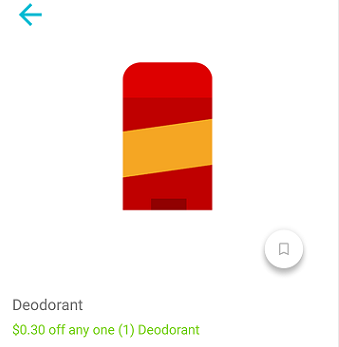 deodorant offer