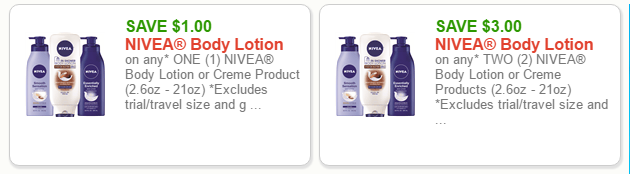 nivea coupon