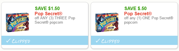 pop secret coupons