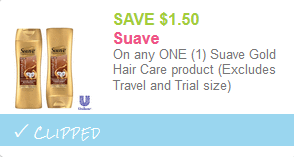 suave gold coupon